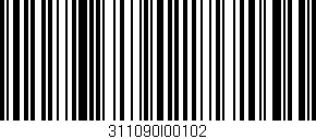 Código de barras (EAN, GTIN, SKU, ISBN): '311090I00102'