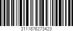 Código de barras (EAN, GTIN, SKU, ISBN): '3111876273423'