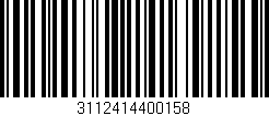 Código de barras (EAN, GTIN, SKU, ISBN): '3112414400158'