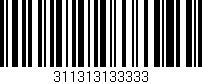 Código de barras (EAN, GTIN, SKU, ISBN): '311313133333'