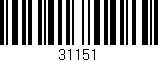 Código de barras (EAN, GTIN, SKU, ISBN): '31151'