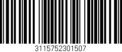 Código de barras (EAN, GTIN, SKU, ISBN): '3115752301507'