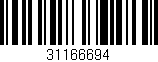 Código de barras (EAN, GTIN, SKU, ISBN): '31166694'