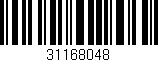 Código de barras (EAN, GTIN, SKU, ISBN): '31168048'