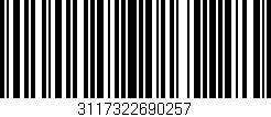 Código de barras (EAN, GTIN, SKU, ISBN): '3117322690257'