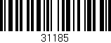Código de barras (EAN, GTIN, SKU, ISBN): '31185'