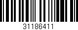 Código de barras (EAN, GTIN, SKU, ISBN): '31186411'