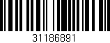 Código de barras (EAN, GTIN, SKU, ISBN): '31186891'