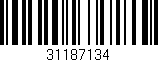Código de barras (EAN, GTIN, SKU, ISBN): '31187134'