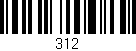 Código de barras (EAN, GTIN, SKU, ISBN): '312'