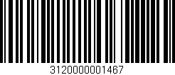 Código de barras (EAN, GTIN, SKU, ISBN): '3120000001467'