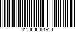 Código de barras (EAN, GTIN, SKU, ISBN): '3120000001528'