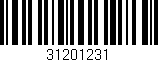 Código de barras (EAN, GTIN, SKU, ISBN): '31201231'