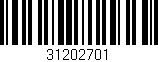 Código de barras (EAN, GTIN, SKU, ISBN): '31202701'