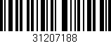 Código de barras (EAN, GTIN, SKU, ISBN): '31207188'