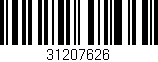 Código de barras (EAN, GTIN, SKU, ISBN): '31207626'