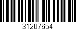 Código de barras (EAN, GTIN, SKU, ISBN): '31207654'