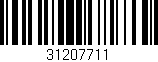 Código de barras (EAN, GTIN, SKU, ISBN): '31207711'