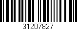 Código de barras (EAN, GTIN, SKU, ISBN): '31207827'