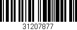 Código de barras (EAN, GTIN, SKU, ISBN): '31207877'