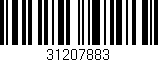 Código de barras (EAN, GTIN, SKU, ISBN): '31207883'