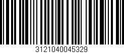 Código de barras (EAN, GTIN, SKU, ISBN): '3121040045329'