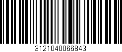 Código de barras (EAN, GTIN, SKU, ISBN): '3121040066843'