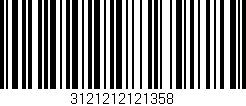 Código de barras (EAN, GTIN, SKU, ISBN): '3121212121358'
