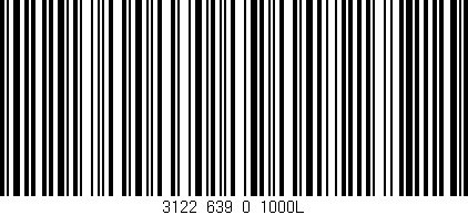 Código de barras (EAN, GTIN, SKU, ISBN): '3122_639_0_1000L'