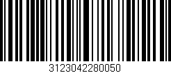 Código de barras (EAN, GTIN, SKU, ISBN): '3123042280050'