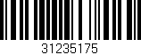 Código de barras (EAN, GTIN, SKU, ISBN): '31235175'
