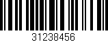 Código de barras (EAN, GTIN, SKU, ISBN): '31238456'