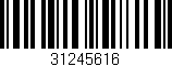 Código de barras (EAN, GTIN, SKU, ISBN): '31245616'