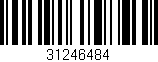 Código de barras (EAN, GTIN, SKU, ISBN): '31246484'