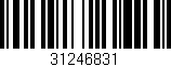 Código de barras (EAN, GTIN, SKU, ISBN): '31246831'