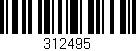 Código de barras (EAN, GTIN, SKU, ISBN): '312495'