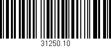 Código de barras (EAN, GTIN, SKU, ISBN): '31250.10'
