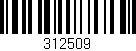 Código de barras (EAN, GTIN, SKU, ISBN): '312509'