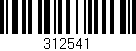 Código de barras (EAN, GTIN, SKU, ISBN): '312541'