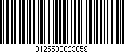 Código de barras (EAN, GTIN, SKU, ISBN): '3125503823059'