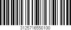 Código de barras (EAN, GTIN, SKU, ISBN): '3125716550100'