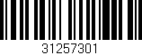 Código de barras (EAN, GTIN, SKU, ISBN): '31257301'
