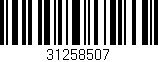 Código de barras (EAN, GTIN, SKU, ISBN): '31258507'