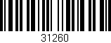 Código de barras (EAN, GTIN, SKU, ISBN): '31260'