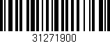 Código de barras (EAN, GTIN, SKU, ISBN): '31271900'