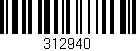 Código de barras (EAN, GTIN, SKU, ISBN): '312940'
