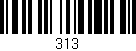 Código de barras (EAN, GTIN, SKU, ISBN): '313'