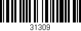 Código de barras (EAN, GTIN, SKU, ISBN): '31309'