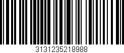 Código de barras (EAN, GTIN, SKU, ISBN): '3131235218988'