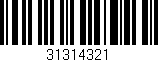Código de barras (EAN, GTIN, SKU, ISBN): '31314321'